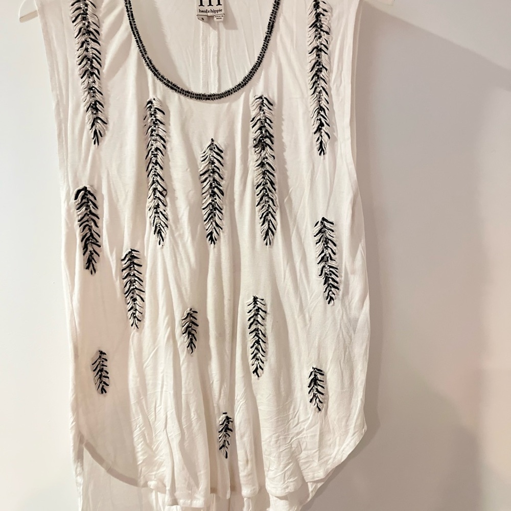 Haute Hippie.  Tank Top size S loose fitting